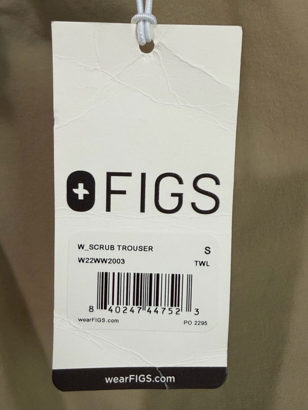 NWT FIGS Scrub Skinny/Slim Trousers In Tan - Picture 9 of 10